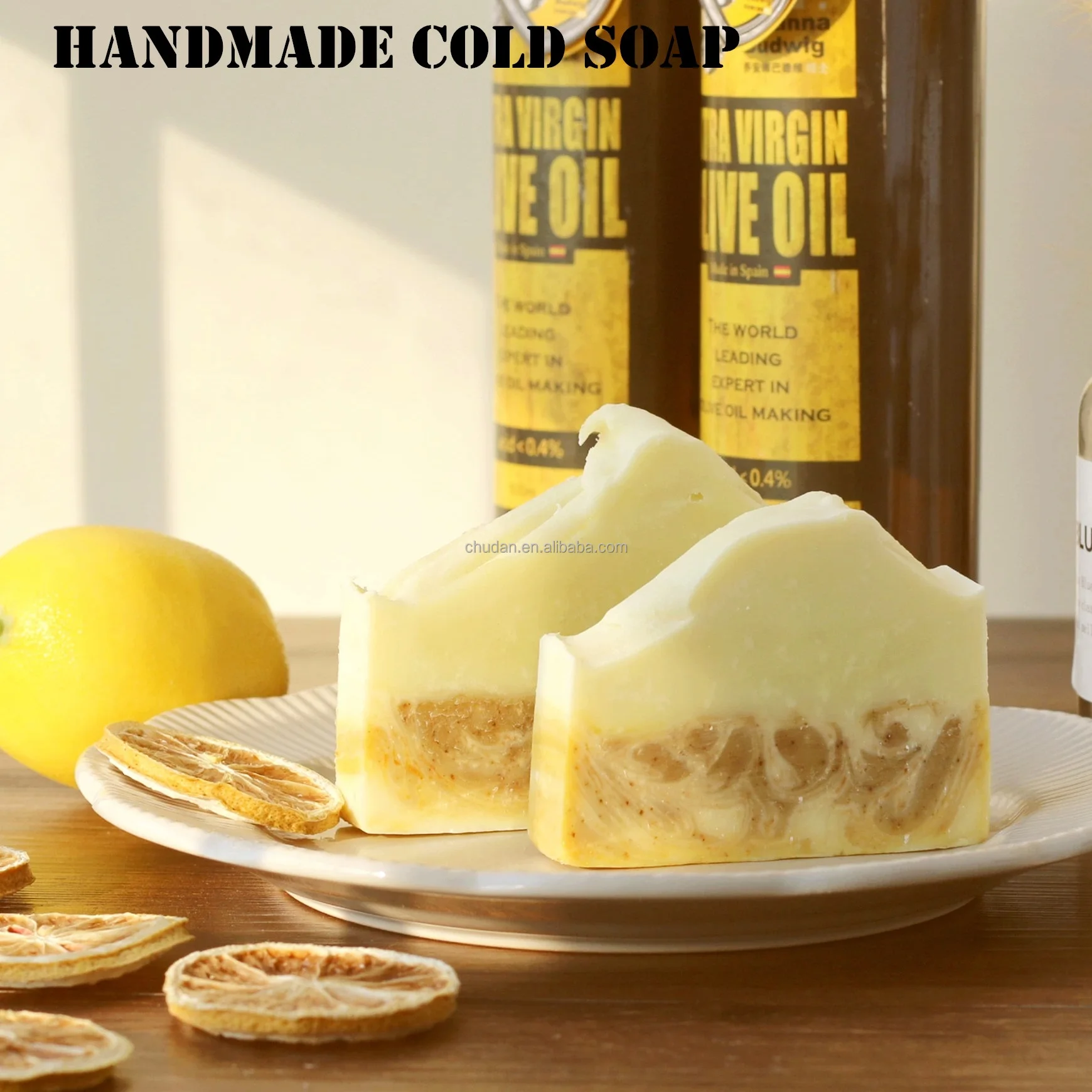 100% Pure & All-Natural Soap Gilt Cleansing Soap Active Anti-Acne Cleansing Skin Ball Handmade Soap