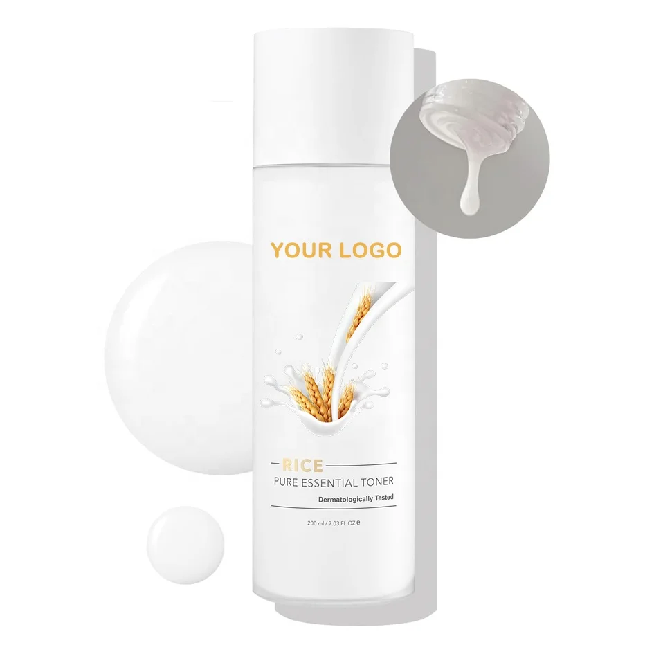 Hyaluronic Toner Rice Water Rose Moisture Tonic Oil Control Hydrating Facial Toner