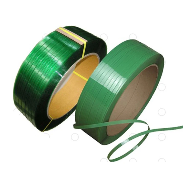 PET Strapping Recyclable 16mm 19mm Polyester Band Green PET Strap Band