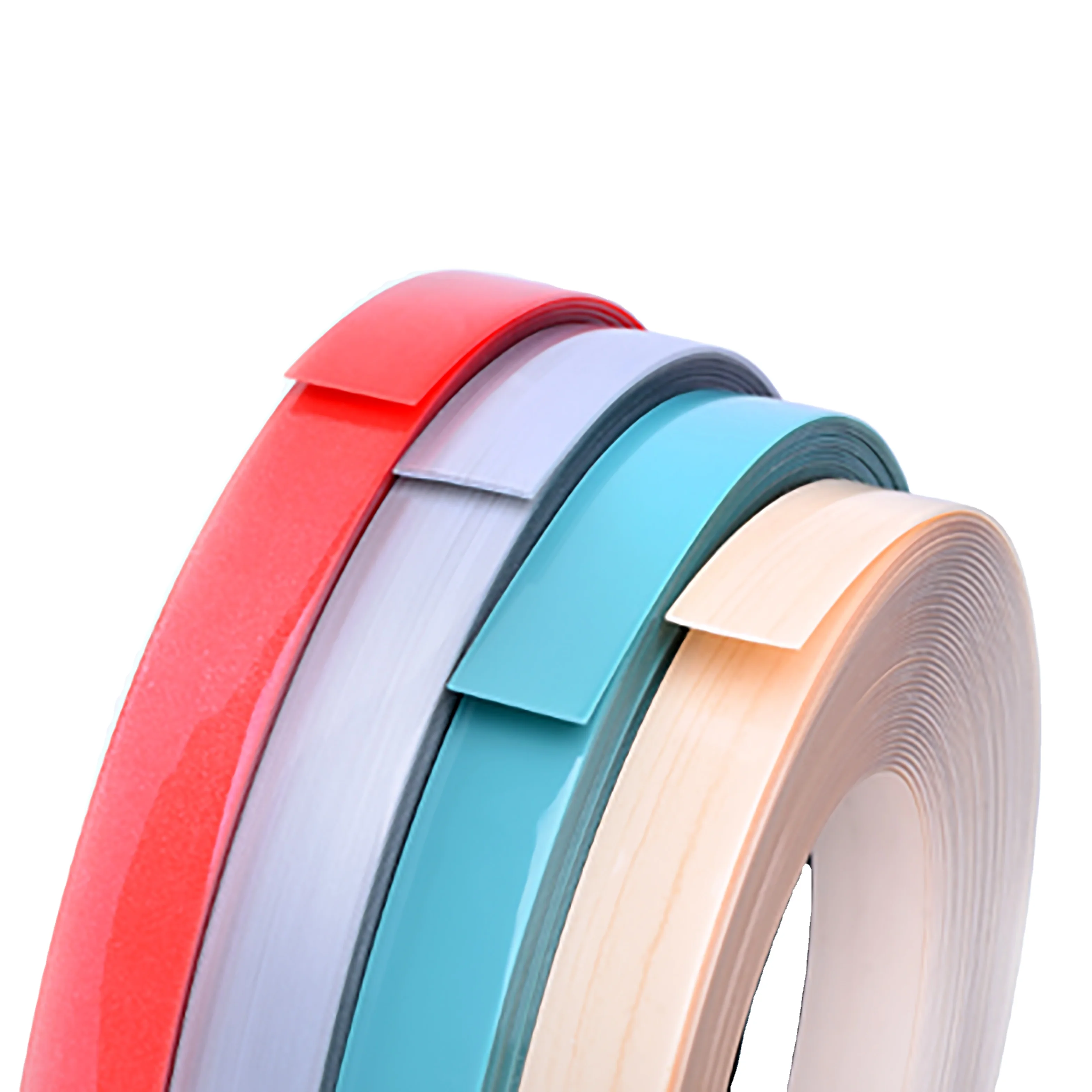 2022 Toco High gloss MDF  PVC melamine tape wood veneer  plastic wood finish edge banding