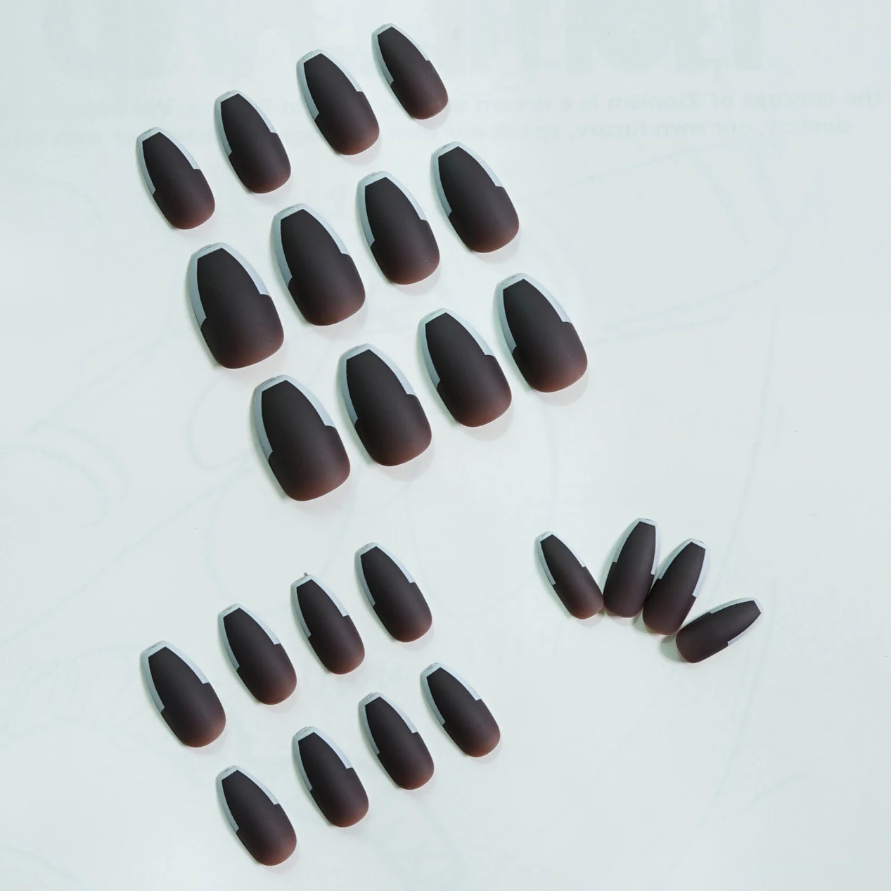New Arrivals Long custom Coffin Marble Ballerina false acrylic glitter Christmas Holiday nails salon with Rhinestones