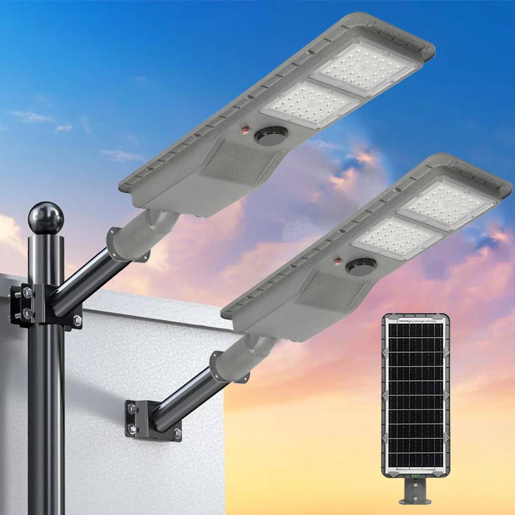 Hight Quality Induction Outdoor With Remote Control Waterproof Ip65 60w 120w 180w Smd All In One Solar Led Street Light
