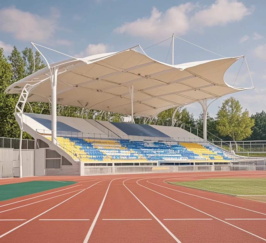 Sports Stand Environmental Protection Air Film Membrane Structure Building Dome Architecture