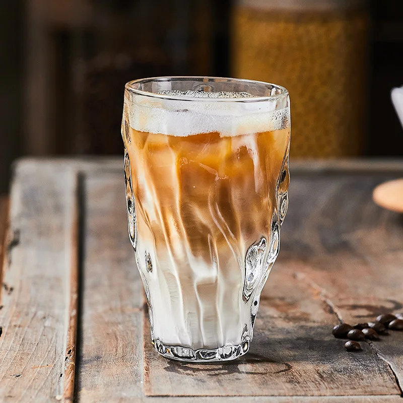 330ml gold rim crystal glass coffee cup beer milk juice tea cup cocktail glass cups