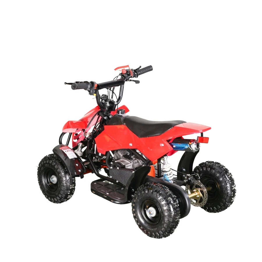 High quality 2 stroke four wheelers 49cc gas powered kids atv pocket quad bikes