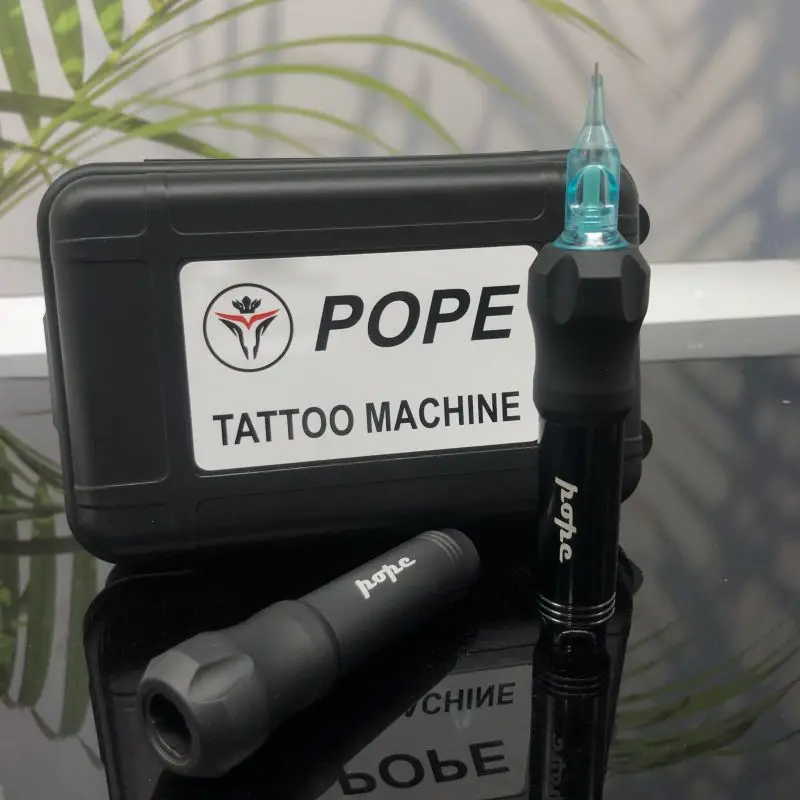 POPE Long Time Working Tattoo Machine Gun Tattoo Wireless Permanent Makeup Machine Professional Tattoo Machine