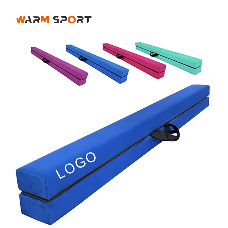 Factory Hot Sales Customize Color Gym Fitness Adjustable Wooden Gymnastic Balance Beam For Sale