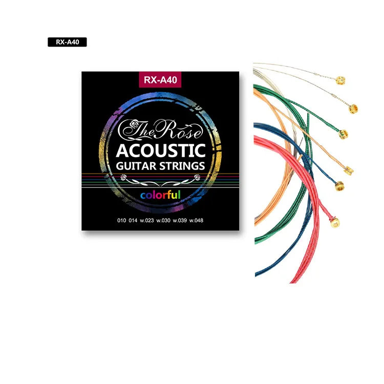  Guitar accessories accept OEM colorful nylon string for acoustic