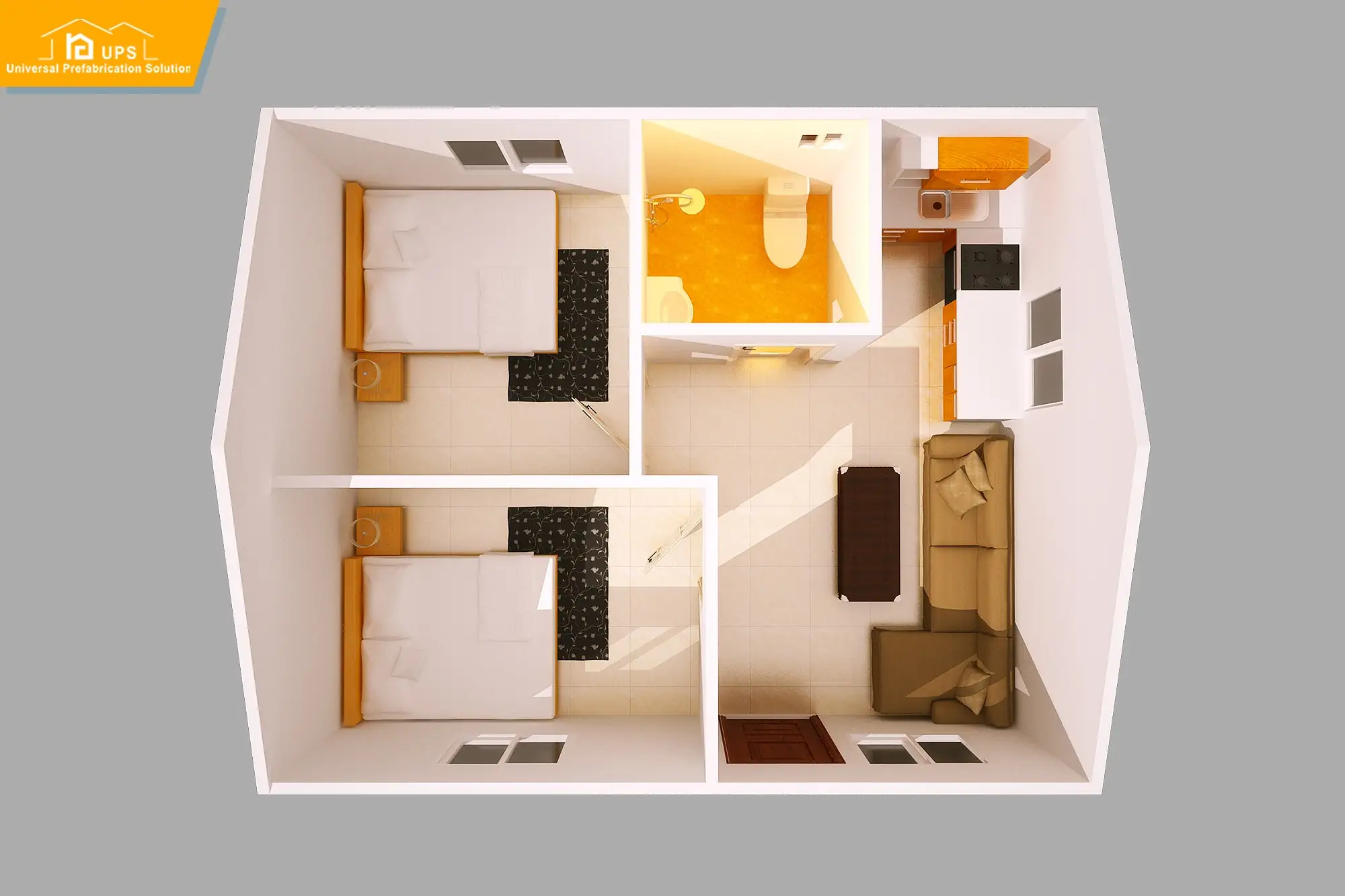  Недорогой сборный Садовый дом экономичный мобильный деревянный