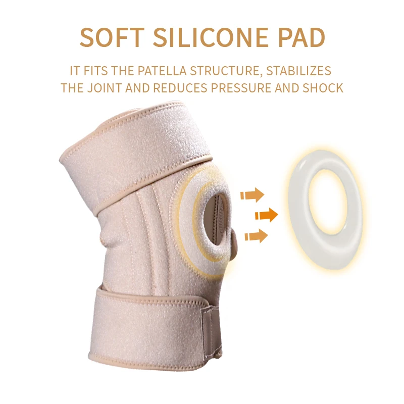 Wholesale High Quality Custom Logo Knee Pad Compression Sports Running Knee Sleeve Adult Cycling Knee Guards