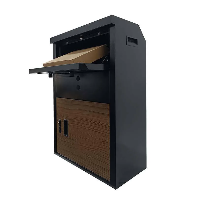 hot sale Outdoor Metal Wall Mounted Packaging Courier Box safe Delivery parcel drop Mailbox Waterproof Letterbox With Lock
