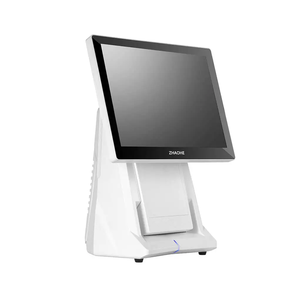 New design 15inch cash register equipment for retail pos systems with built in MSR