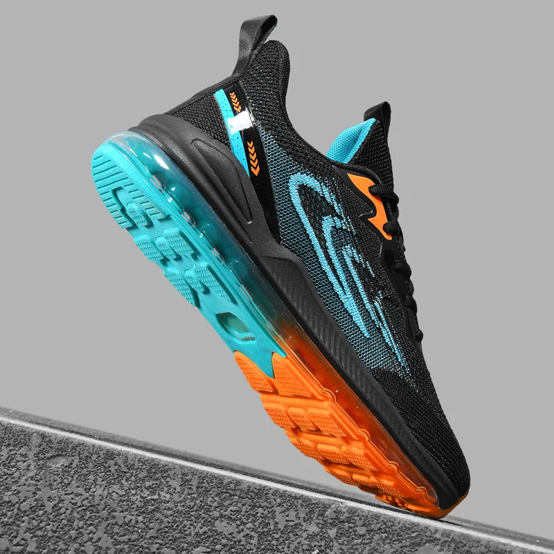 Large Size New Cushioning Rebound Lightweight Running Shoes Spring Summer Mesh Breathable Casual Shoes Wholesale