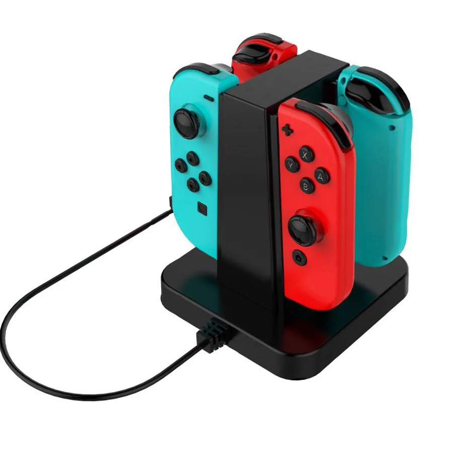 Factory Hot Selling 4 In 1 Switch Charge Stand Joycon Charging Dock For Nintendo Switch Controller
