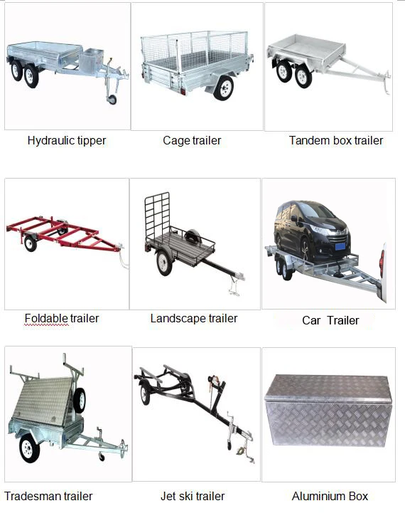 Jinhua Yongqiang rvs Hot Dip Galvanized 6 x 4 ATV Trailer traveltrailer othertrailers