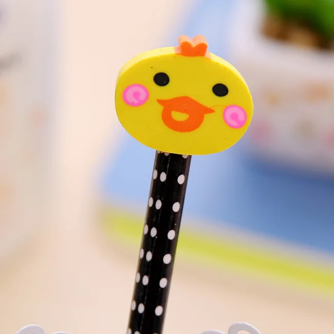 
Cartoon Cheap Price Factory HB School Pencils for Children Wooden Pencil with Eraser 