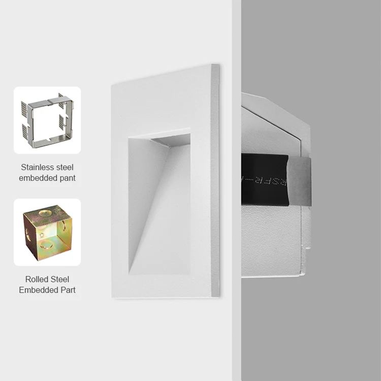 Top Quality White Hotel Stairway Corridor Modern Decorative Aluminum Indoor 3.5W Led Wall Light