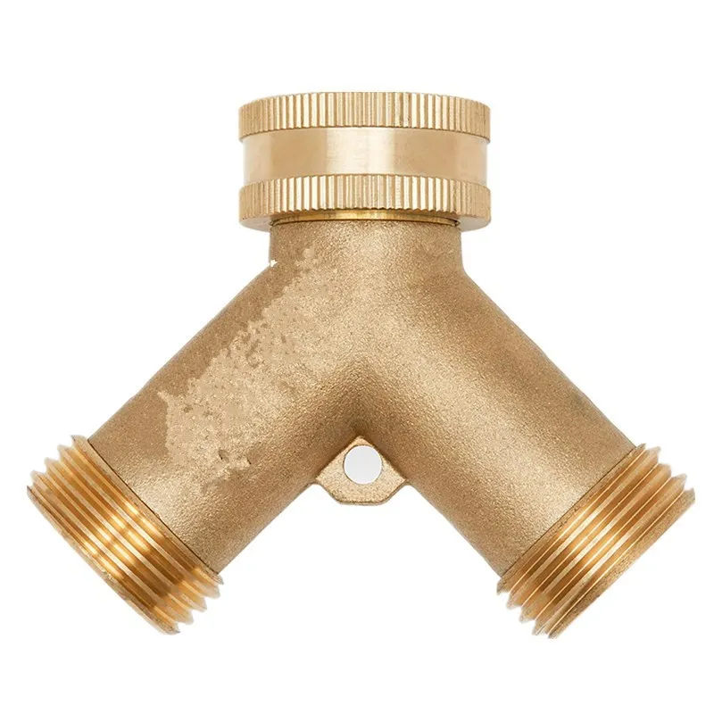 Best Price Rv Sewer Hose Y Split Connector  with Shutoff Wholesale Water Splitter 2 Way Heavy Duty