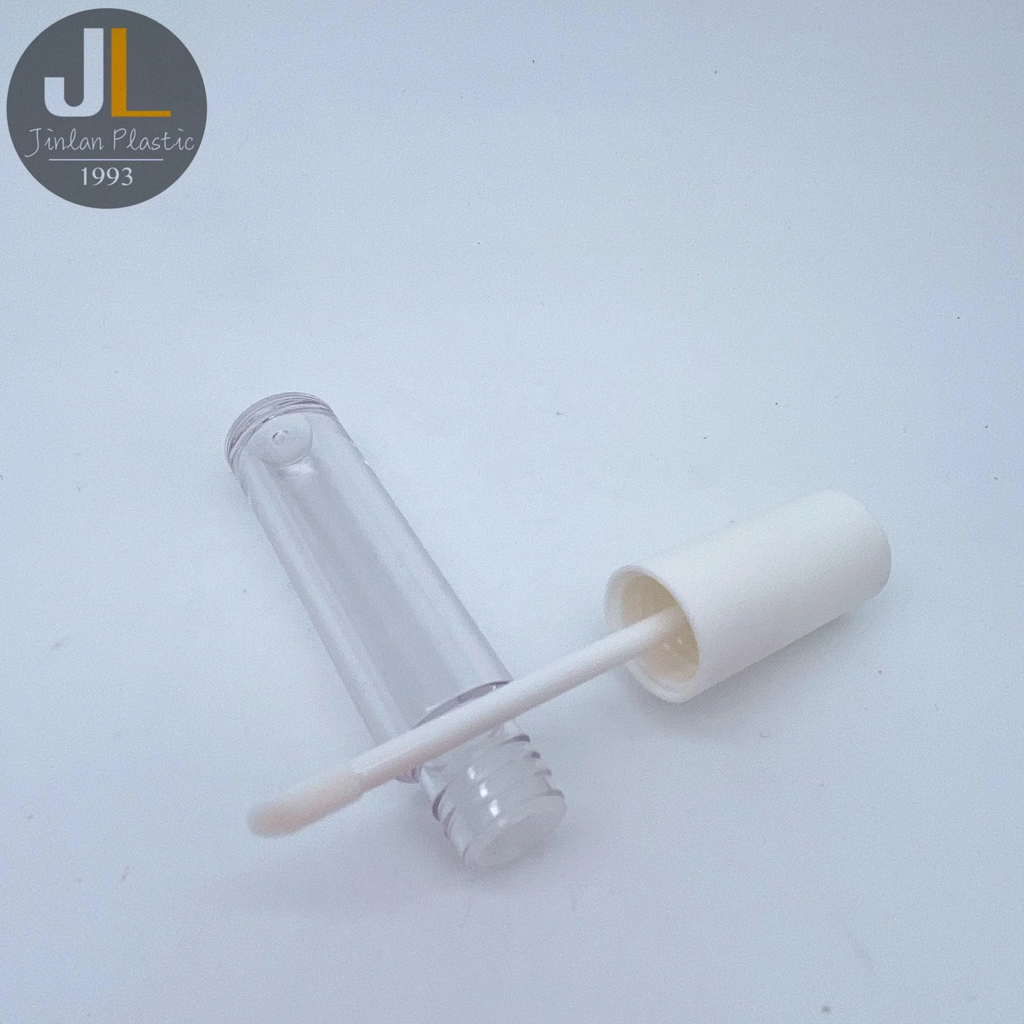 5 мл недорогая круглая белая тюбик для губ с двойными стенками