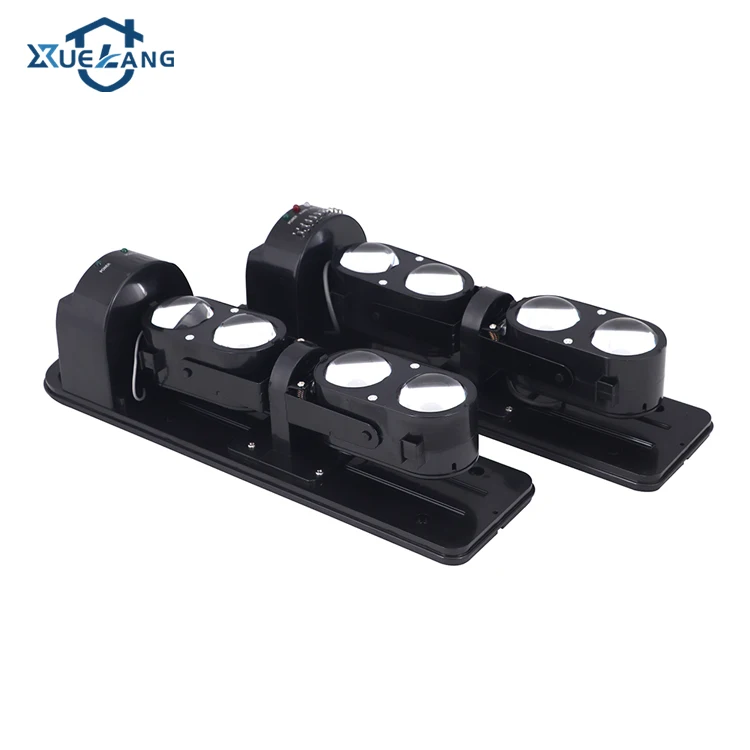 DC12-24V wired 4 beams sensor IP55 waterproof UV light filtering infrared human motion detector with long alert distance 50-250M