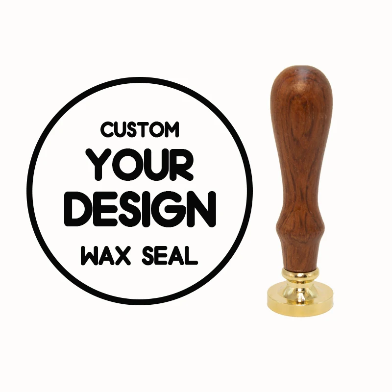 Factory Seal Wax Stamp Envelope Custom Product Seal Stamp Customization 20/22/25/30/35/38/40/42/45/50mm Square Rectangle GZZ013