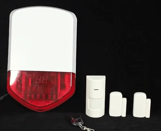 Anti theft burglar intruder Smart Home Security Wireless WIFI GSM Alarm siren  System