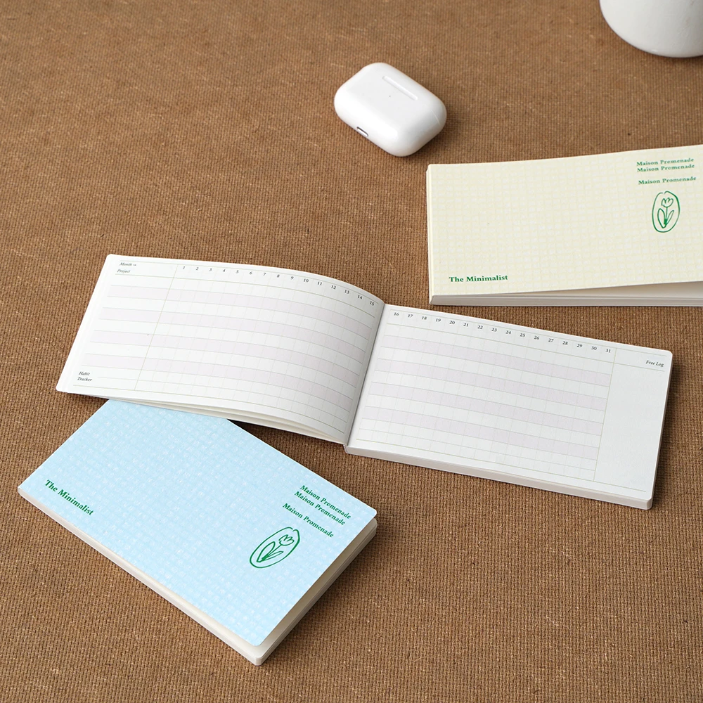 Wholesale Custom Cute Colorful Stationary Fancy Paper Maison Promenade Planner Notebook With Logo