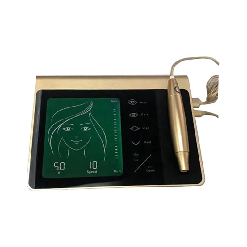 BMX E005 Tattoo Machine Kit PMU Semi Permanent Makeup Machine Tattoo Artist Academy Eyeliner Cartridge for brown lip eye line