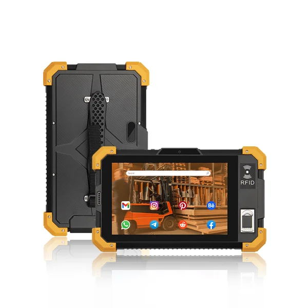 oem ip67 waterproof 4g 7 inch rugged tablet pc QR scanner barcode nfc fingerprint gps nfc handheld pda 7 inch rugged tablet pc