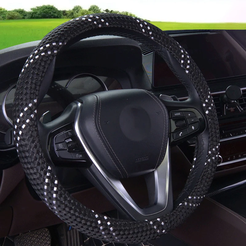 
lovely Style ice silk soft Car Steering Wheel Cover Waterproof Neoprene steering wheel cover customized high Guarantee quality  (1600113326630)