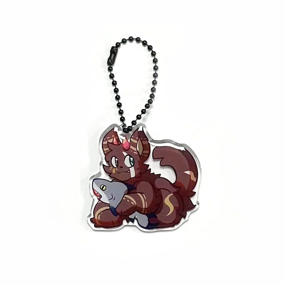 Acrylic Keychain Epoxy Holographic Star Mass Production  Customizable Acrylic Charm