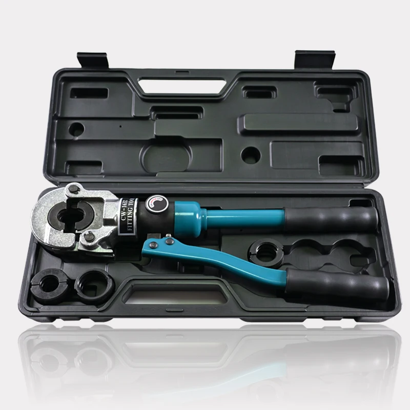 GC-1632 with TH Hydraulic Pipe Crimping Tools ferrule crimping tool kit copper belt crimping machine metal tube crimping machine