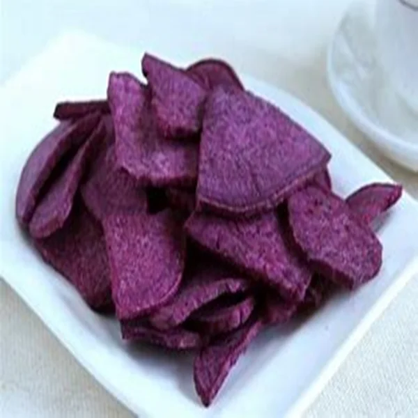 
No pigment added organic green factory bulk freeze dried purple potato 