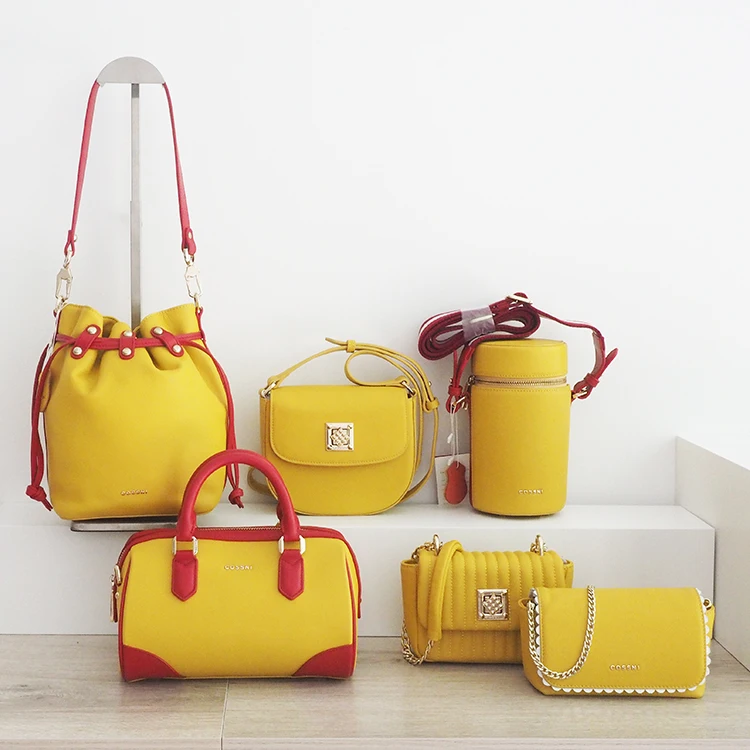 Popular Classic Leather Cute Girl Messenger Bag Fashion Women Handbag