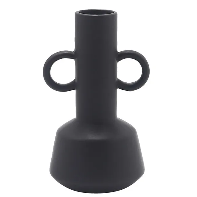 Housewarming gifts for home decoration simple and modern dried flowers ceramic vases handicraft