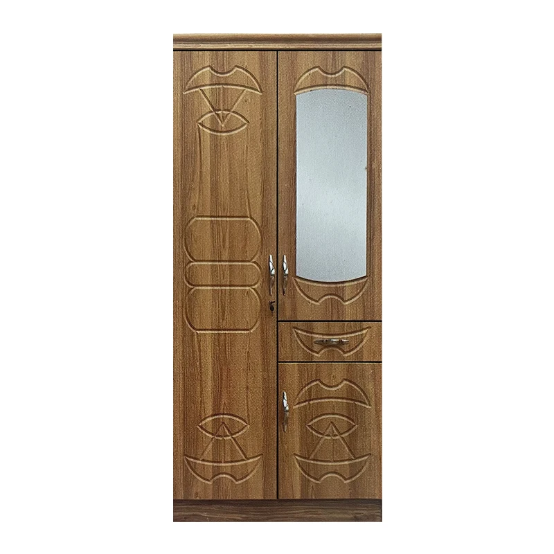 Middle east 50cm width door bedroom wardrobe with rollers  2 door mdf wardrobe closet with mirrors customized 4 3 2 cabinets