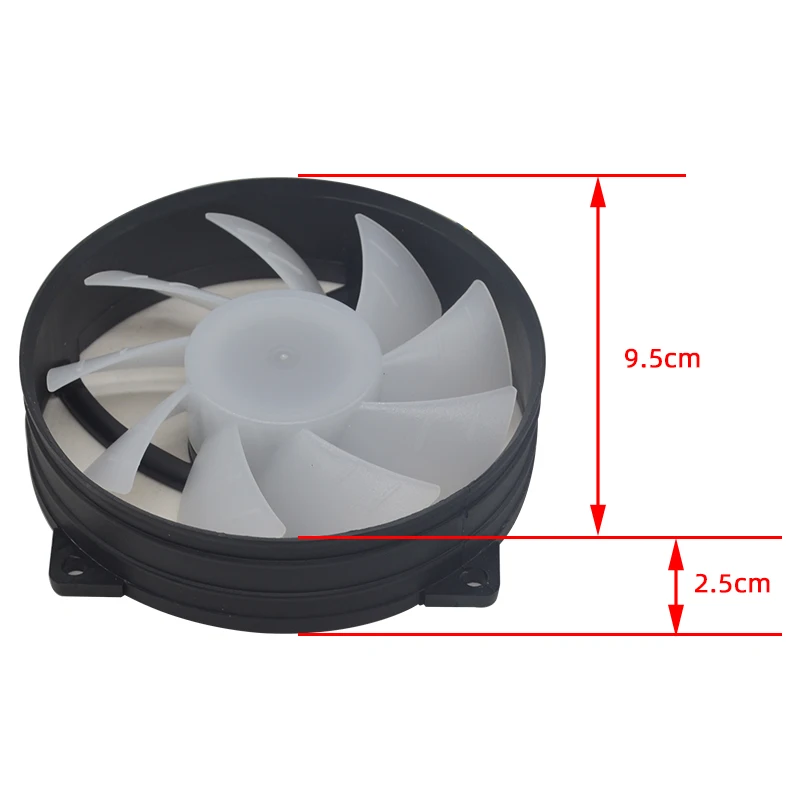 CPU cooler heatsink fan OEM/ODM rgb light effect 4 pin pwm function temperature control cpu cooling fan