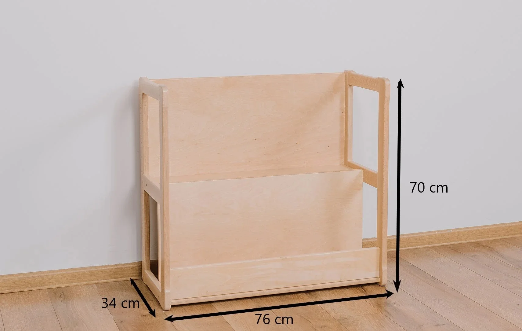 Small Size Wooden Bookshelf Kids Room Modern Design Kids Bookshelf Storage