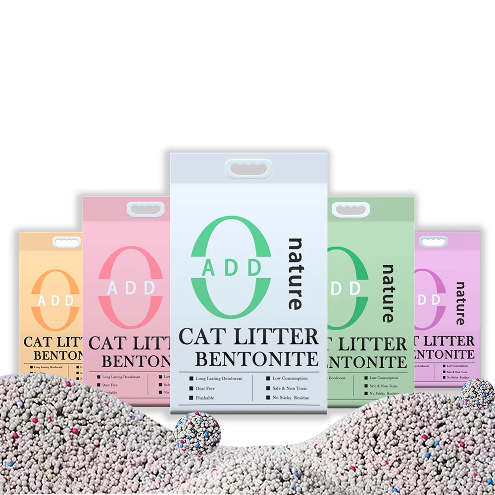 Direct Sale Production Line Cat Sand 10L Fine Bentonite Cat Litter Silica Gel Cat Litter Cyrstal