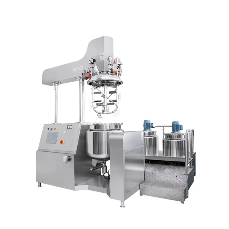 Vacuum emulsifying machine homogenizer mixer emulsifier mixing tank for cosmetic cream