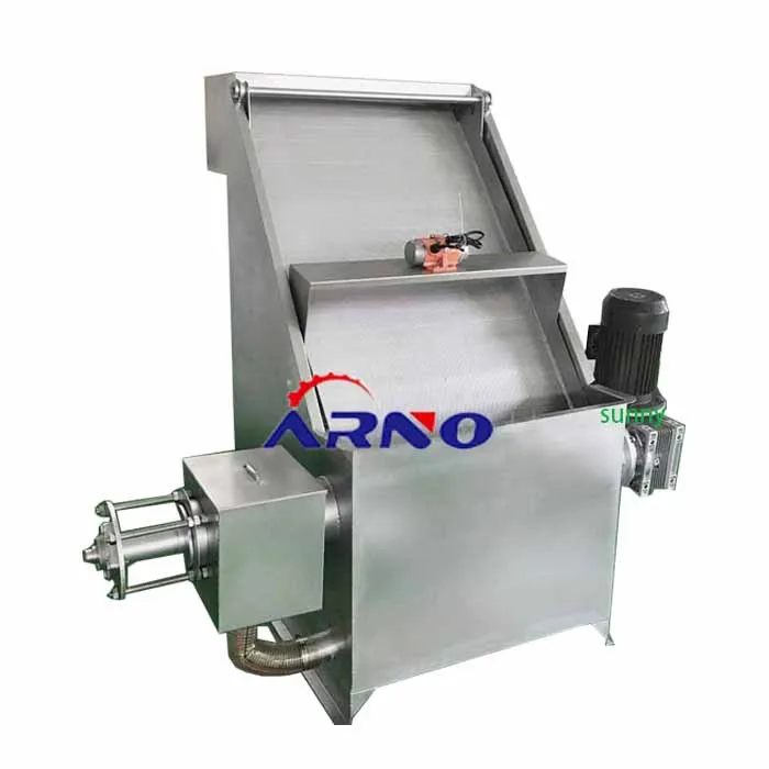 farm manure solid-liquid separator inclined screen dry and wet separator wine tank bean dregs dehydrator processor