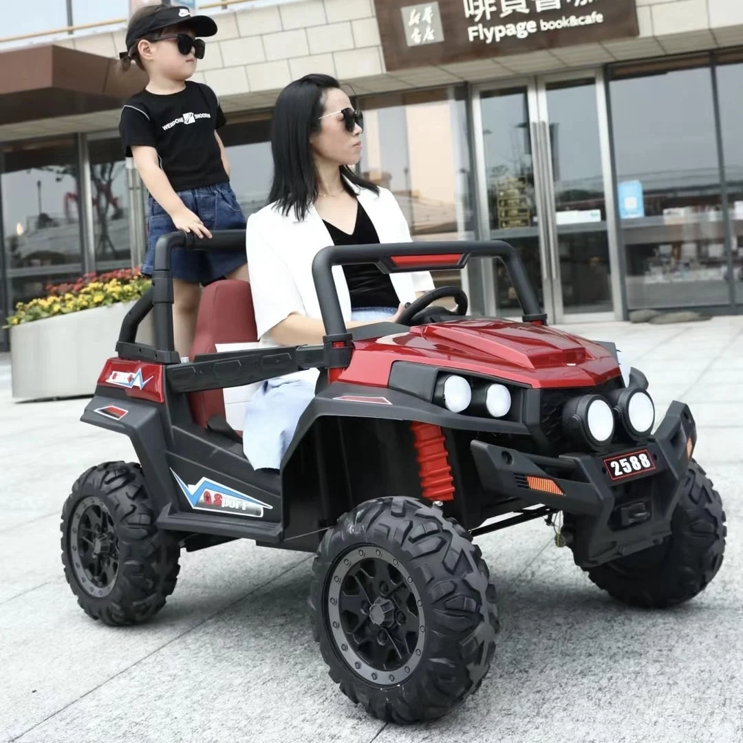 2023 luxury large big wheels fast moving drive cars toys with remote light high speed hello kitty toy car fire truck