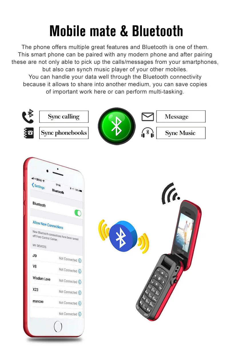Mini Mobile Phones BM60 Dialer Hands Telephone MP4 Magic Voice Single SIM Multi-function mini cellphone