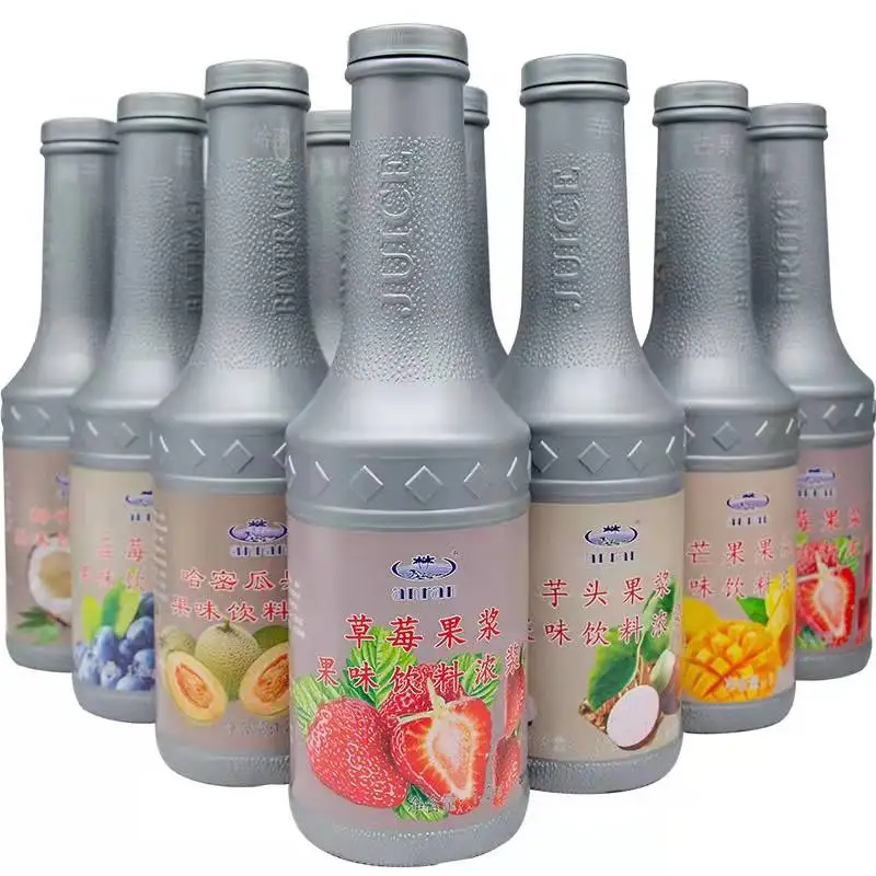 taro pulp Fresh fruit processing Concentrated Drink puree,Drink,Fruit Drink Product  Milk Tea shop