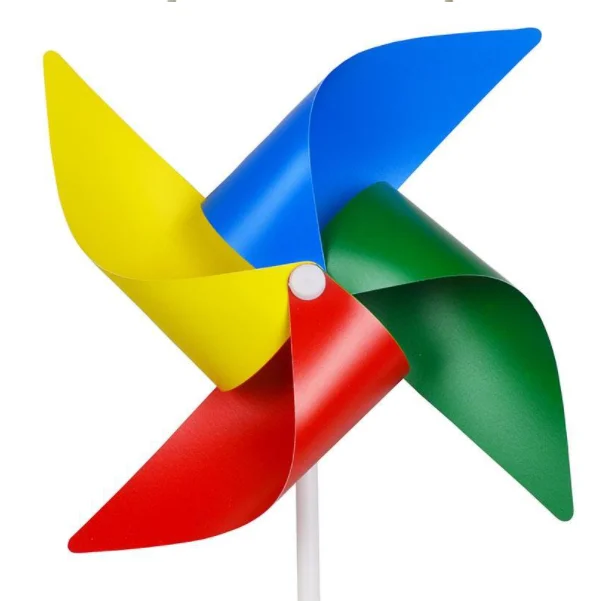 Детская пластиковая ветряная мельница, Классическая Игрушка «сделай сам» для мальчиков и девочек, однотонная ветряная мельница, игрушка