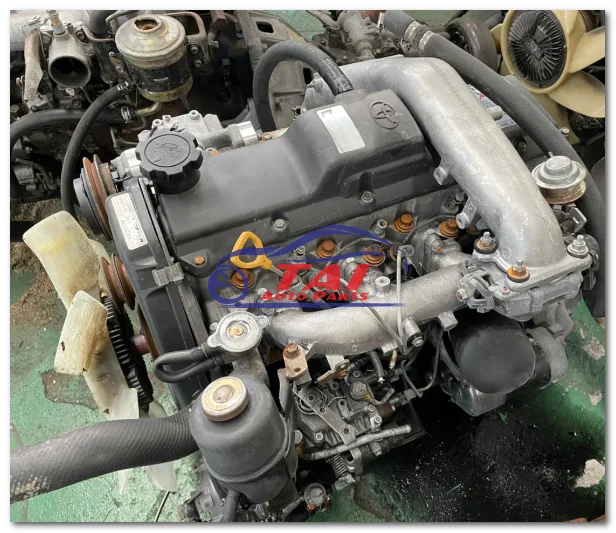 Japanese Engine 4 Cylinder Diesel Used 1KZT   Engine   With Gearbox   For   Toyota   Land   Cruiser