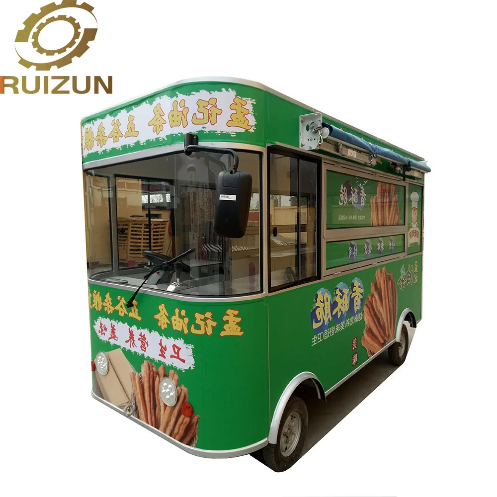 Car For Fast Gourmet Popcorn Camping Kitchen Caravan / Mover Cheap Catering Food Cart With  Camp Trailer Forward