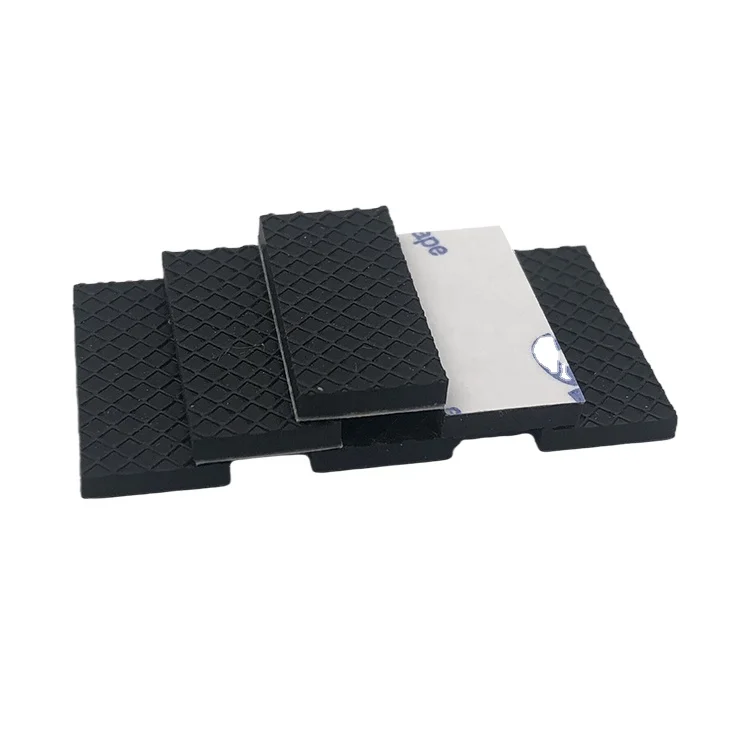Wholesale Toughness Floor Mat Rubberized Silicone Feet Pad Transparent Silicone Glass Table Rubber Bumpers