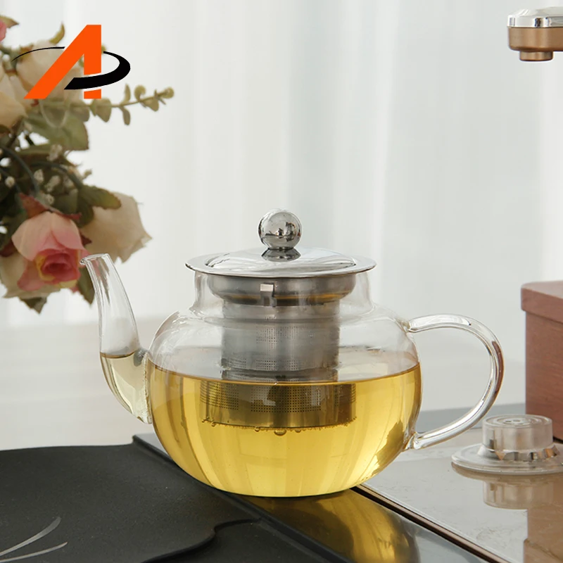500ml Induction Cooker Use Electric Tea Kettle Pyrex Glass Kettle Glassware Clear Water Kettle