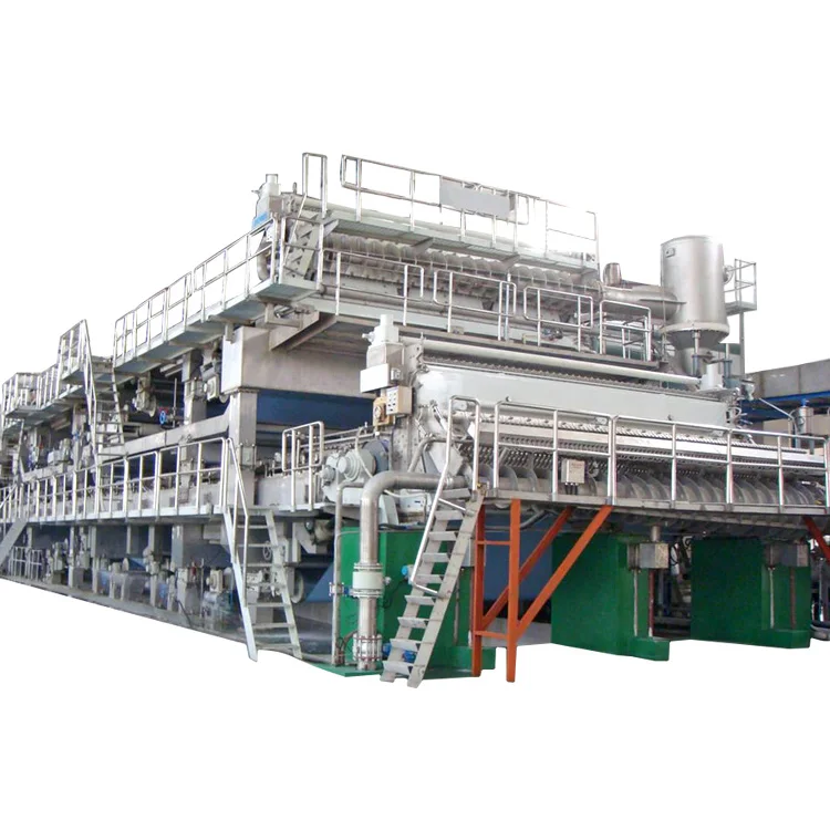 OCC Waste Carton Recycling Fluting Corrugated Testliner Kraft Paper Production Line Making Machine